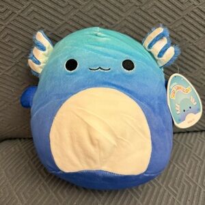 Brand New Squishmallow Miss V the Axolotl 8" Stuffed Plush Blue NWT